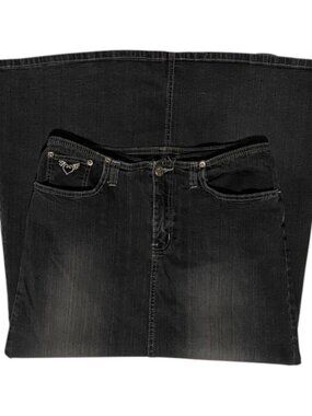 Angels Women's Vintage y2k maxi denim skirt